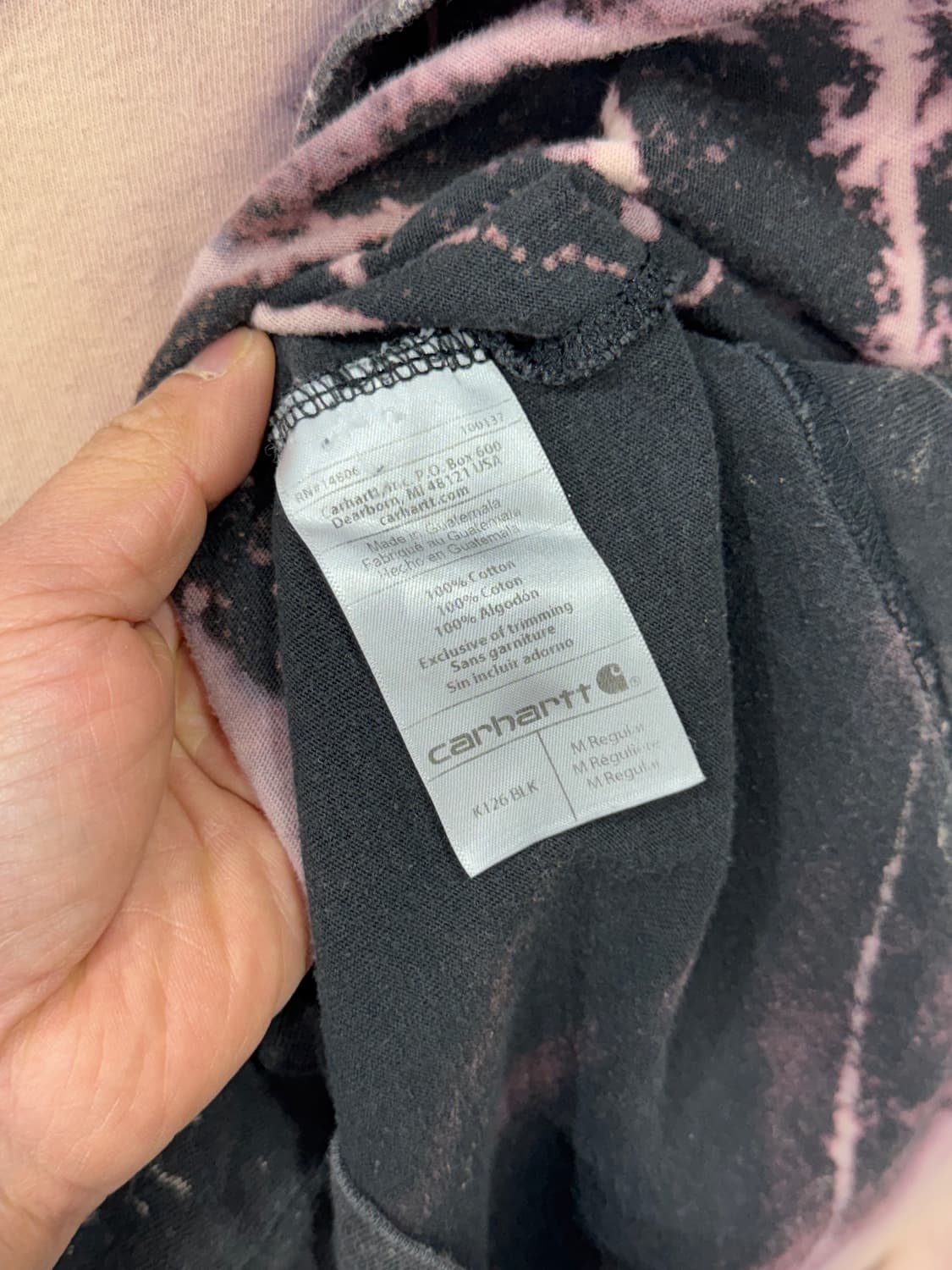 칼하트 타이다잉 슬리브 상품이미지5