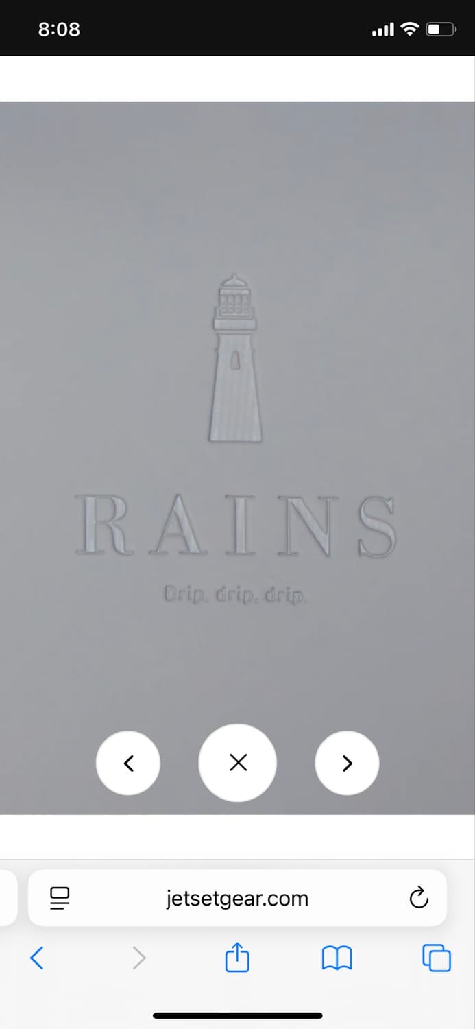 레인즈 rains 백팩 그레이 상품이미지6