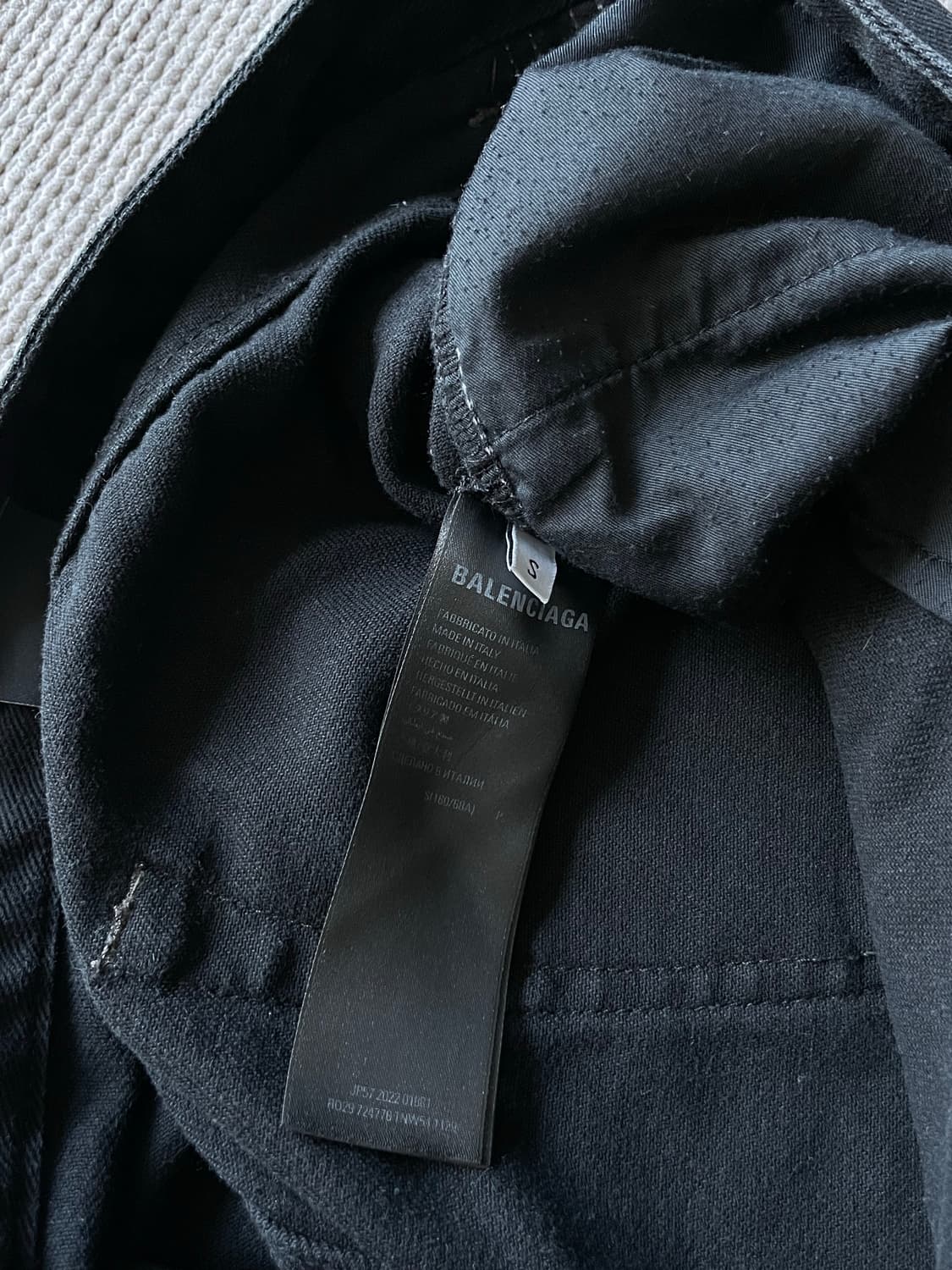 발렌시아가x아디다스 라지 베기 팬츠 블랙 상품이미지6