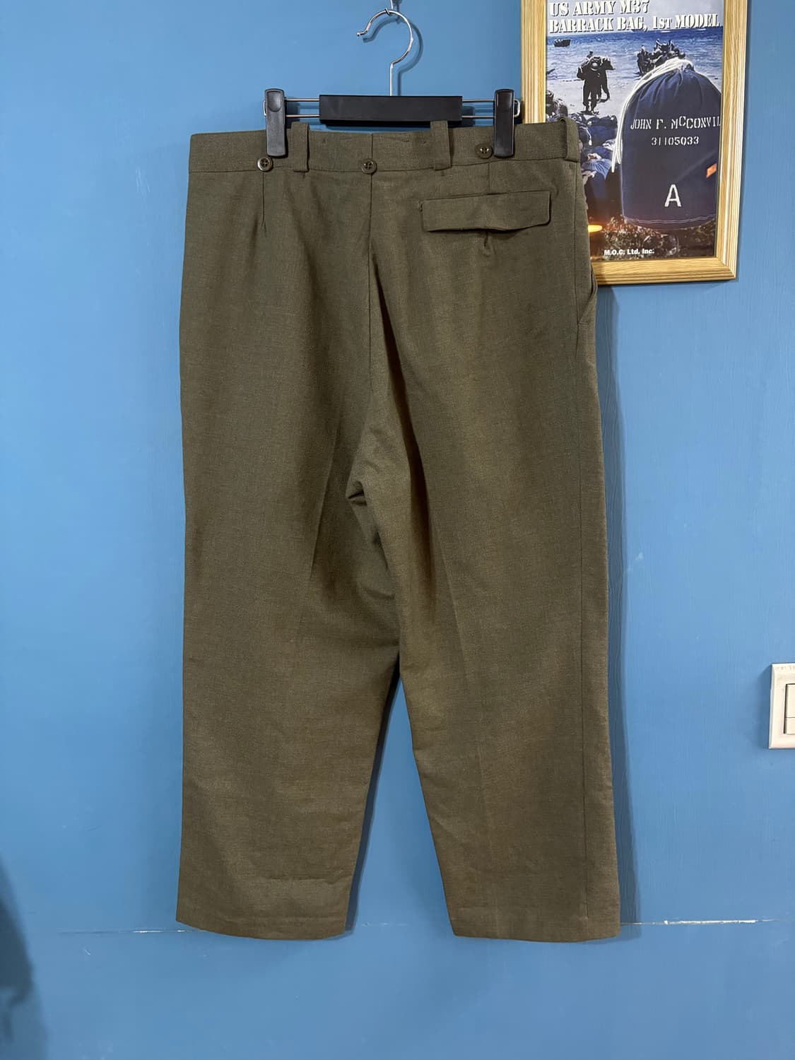 60‘s Belgian army Wool Trouser Pant. 상품이미지10