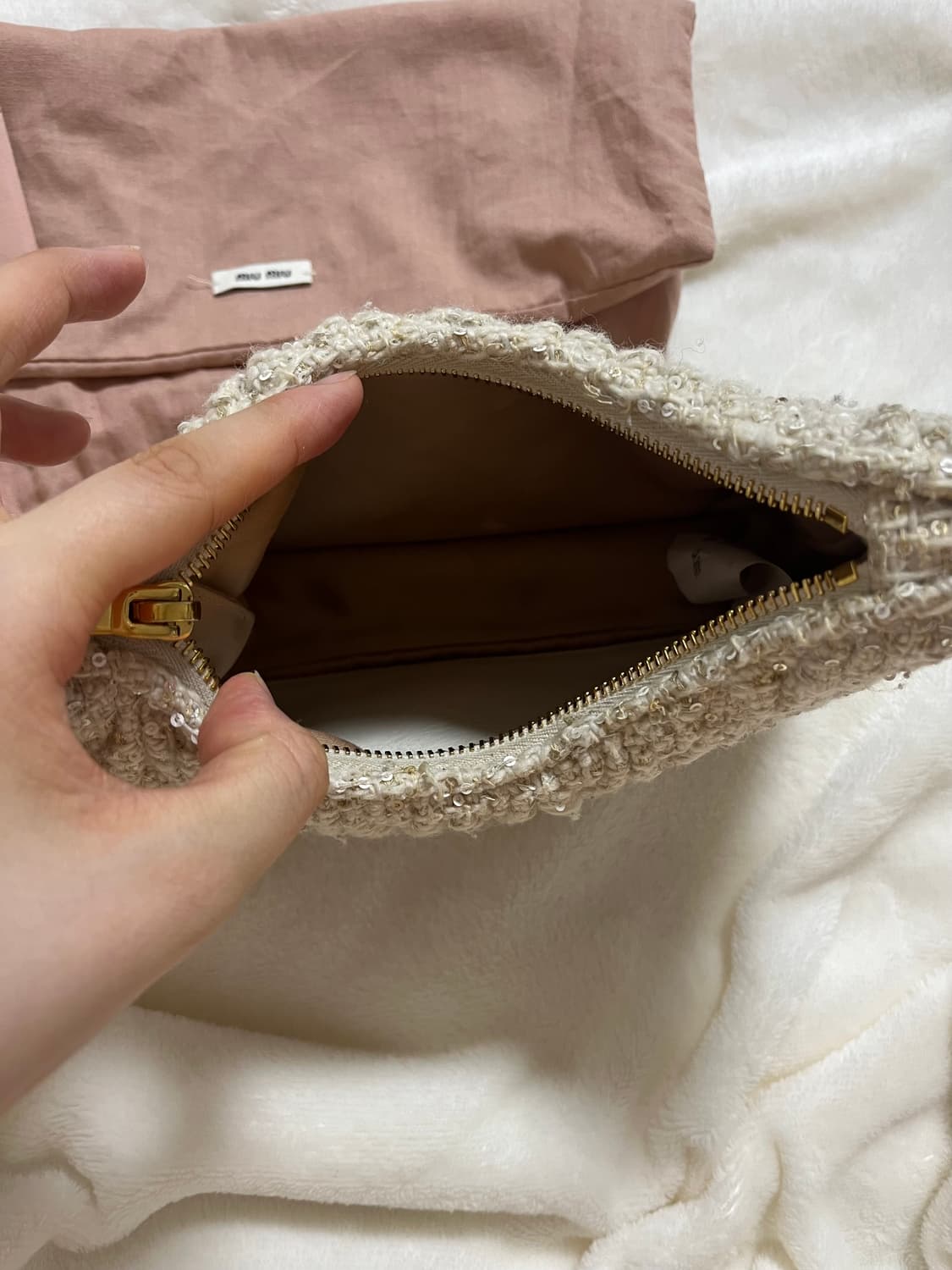 [정품] 미우미우 숄더백 크로스백 가방 백 트위드  상품이미지7