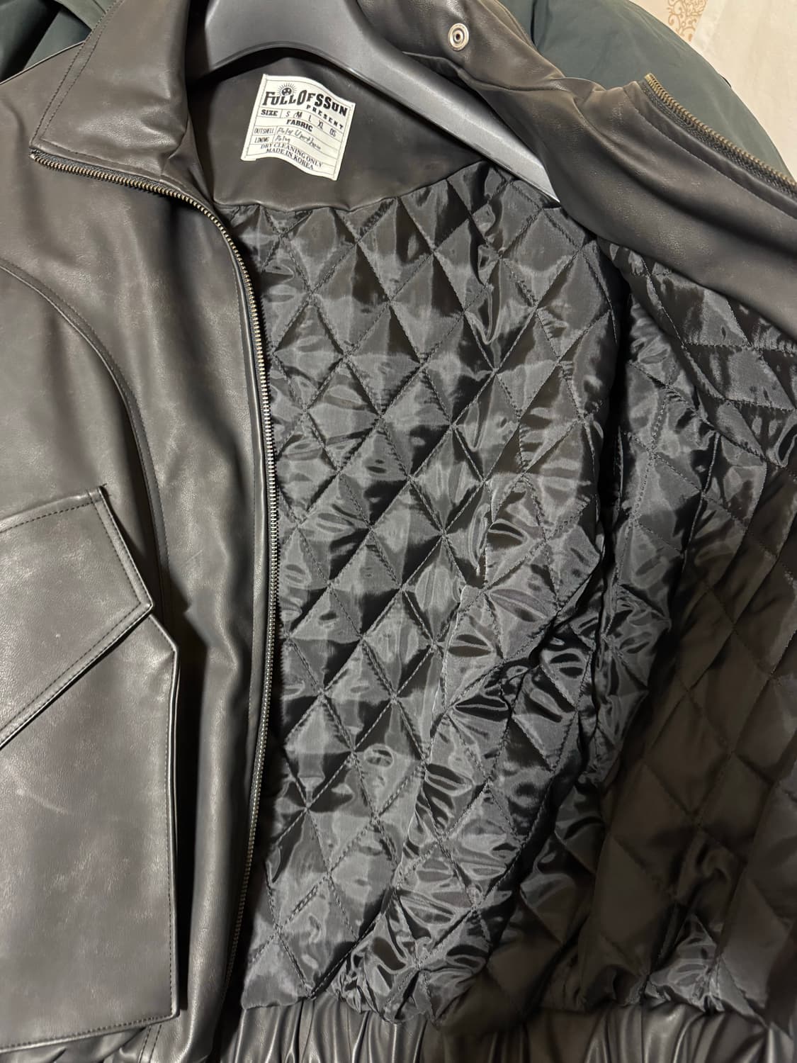 Full of ssun 풀오브썬 후드 레더 상품이미지5