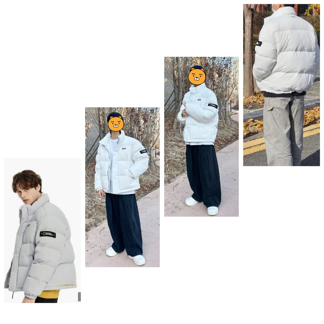 급처상태양호!내셔널지오그래픽 오리털 다운 숏패딩 점퍼 구찌,발렌시아가느낌 상품이미지1