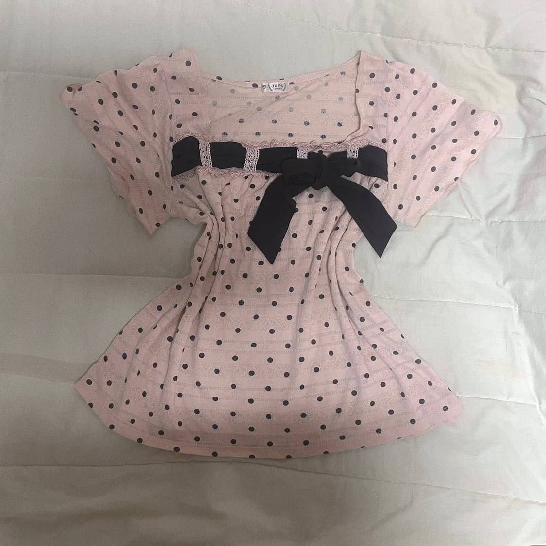 짜잔씨 엑시즈팜 도트 반팔 히메갸루 오네갸루 사와코 하구미 엑팜 반팔 상품이미지1