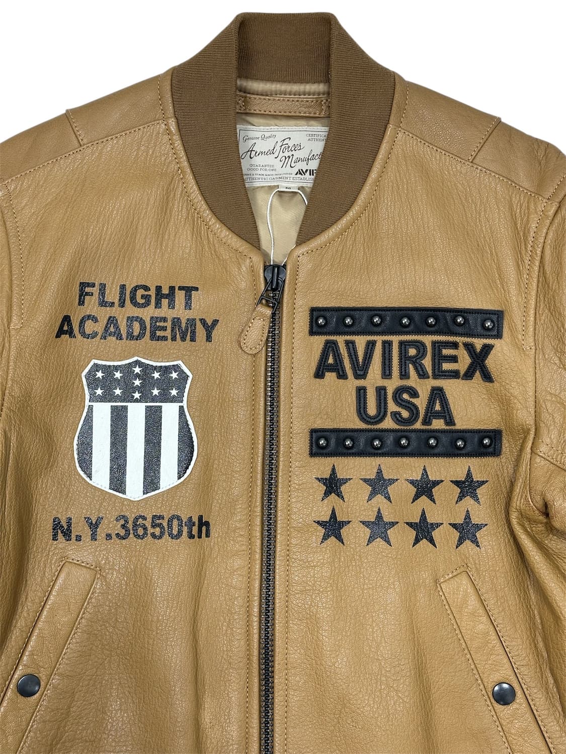 Avirex USA Flight Leather Jacket 상품이미지5