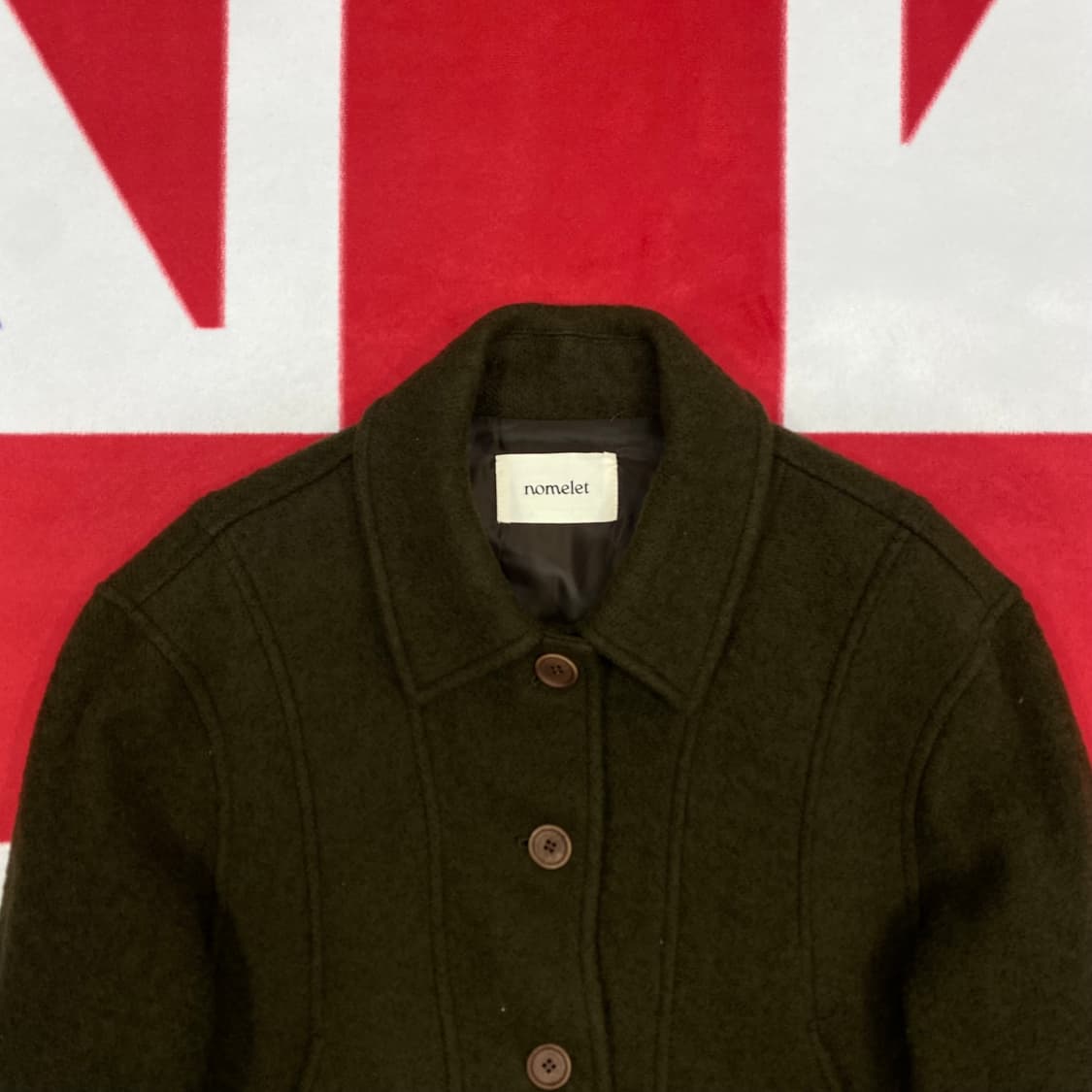 노멜럿 자켓 1실측 여성55-55반 상품이미지3