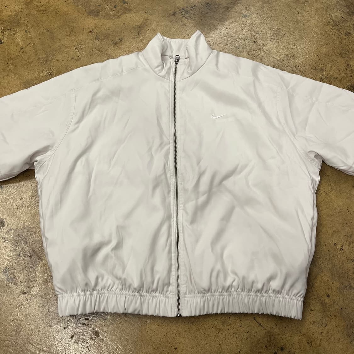 [정품/XL] 나이키 화이트 바람막이 자켓 nrg b10 상품이미지3