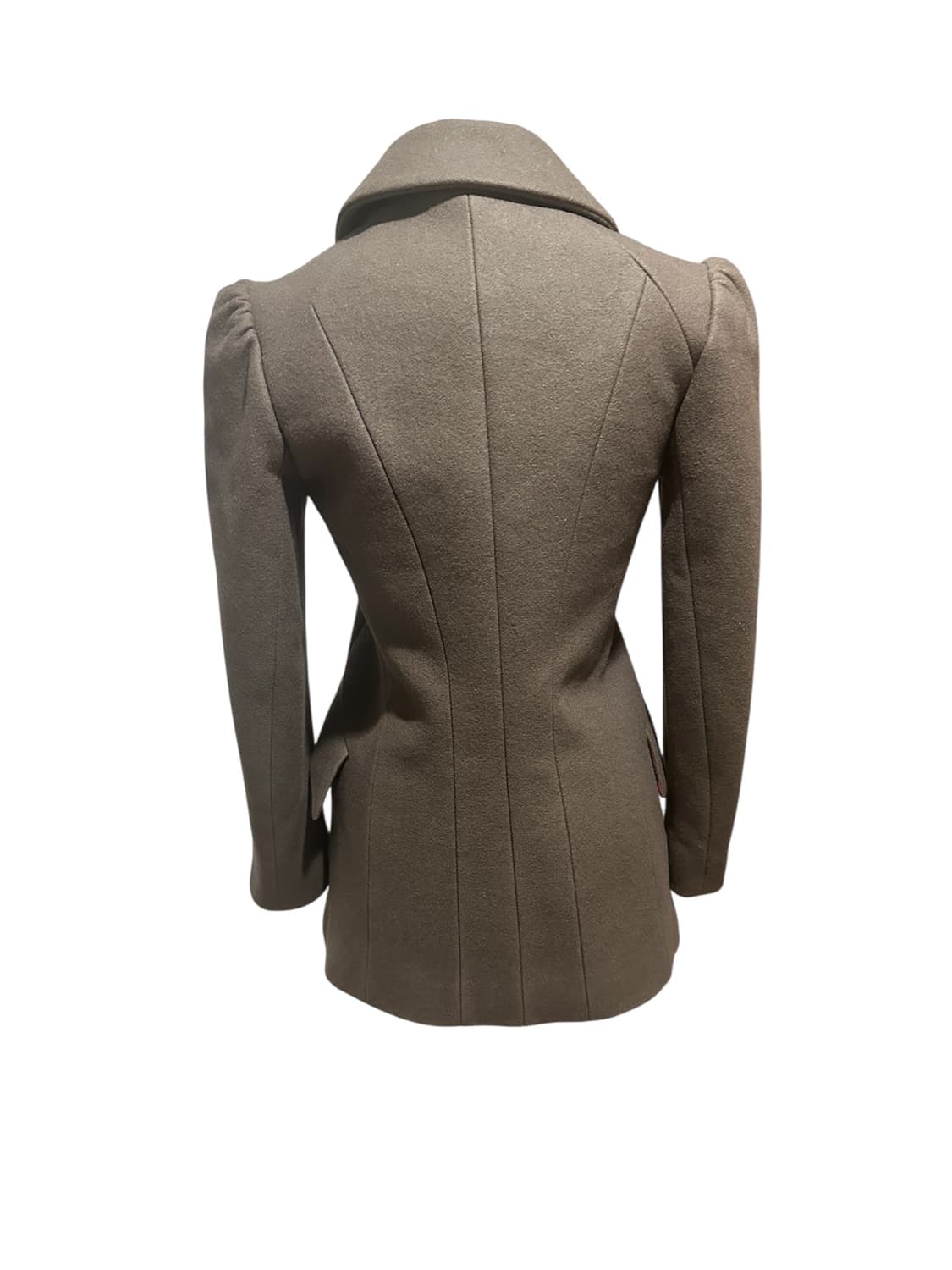 비비안웨스트우드 레드라벨 체크 orb 드레이핑 울코트 상품이미지3