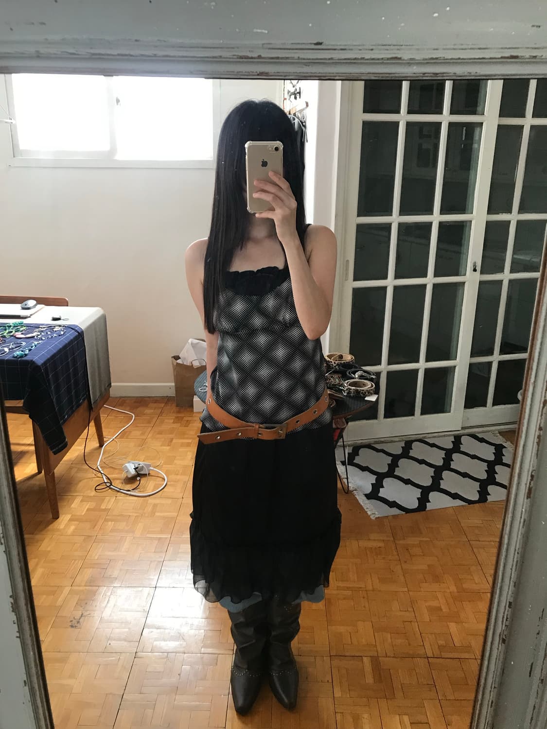 vintage frill skirt 상품이미지4