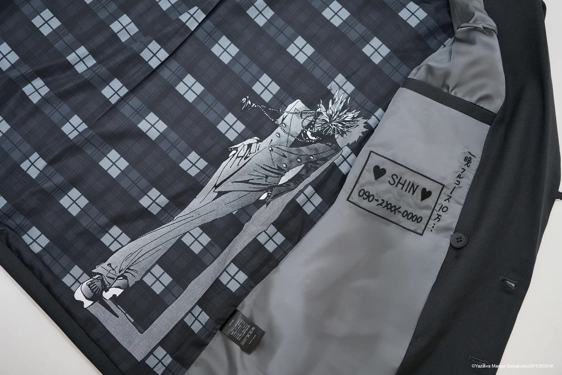 야자와아이 NANA X xrage 블랙 더블 자켓 상품이미지4