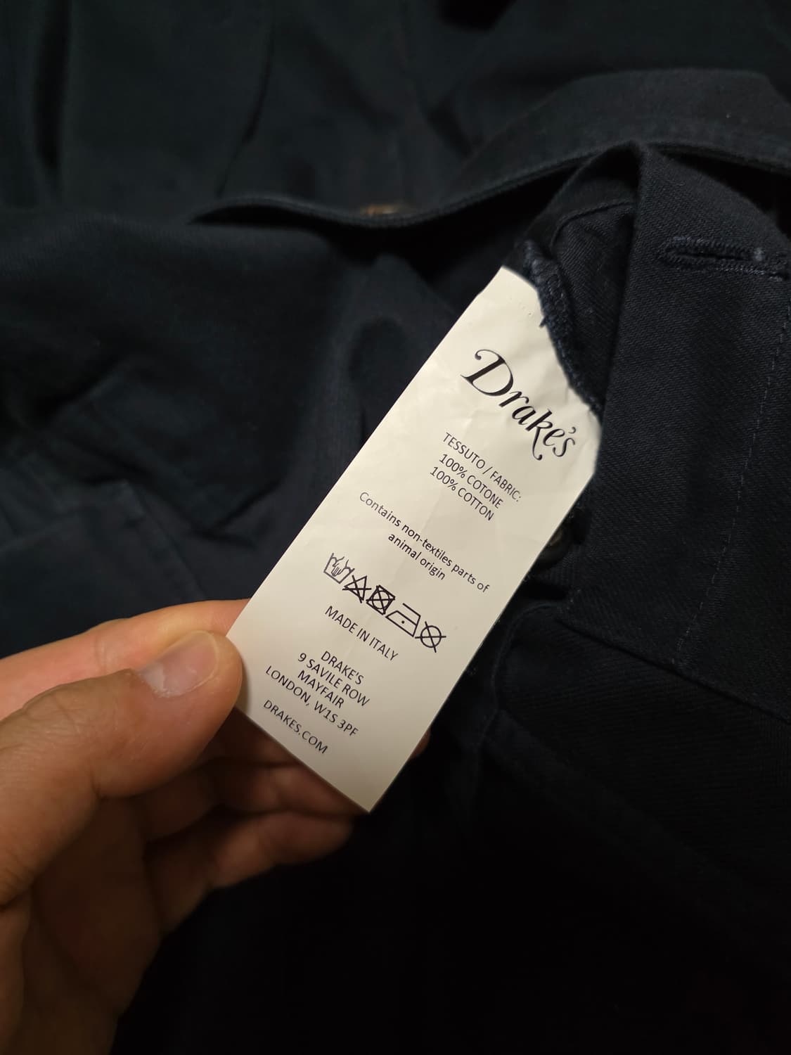 42size택포60만)드레익스 게임스 블레이저MK2 네이비 코튼트윌 상품이미지9