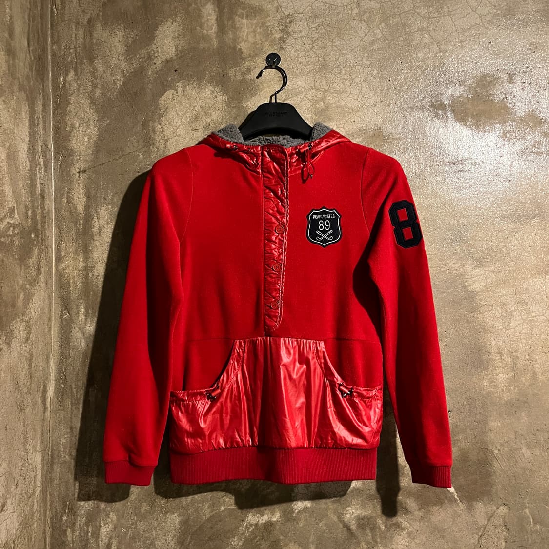 파리게이츠 플리스 반집업 후드 상품이미지1