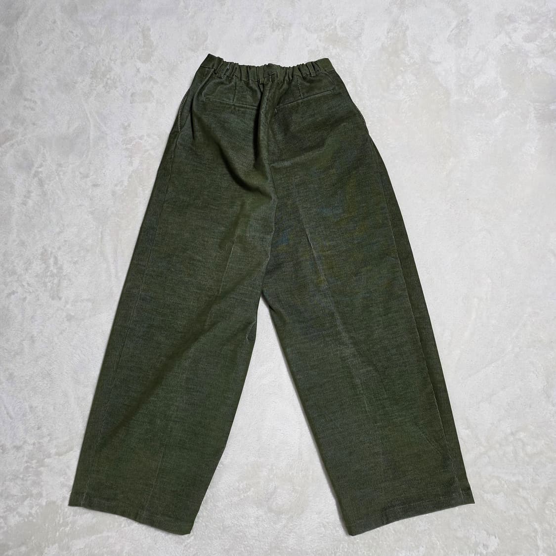 (2)여성 YUE HIGH-END 와이드 배기핏 코듀로이 팬츠 상품이미지3