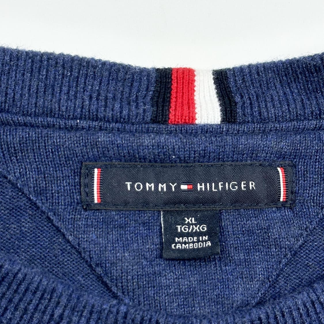 타미힐피거 플래그 스트라이프 니트 (XL) 상품이미지4