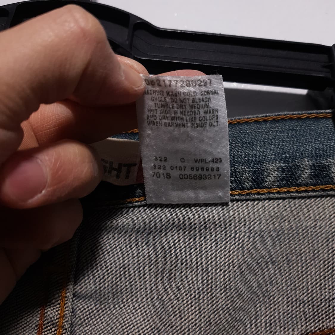 00s 리바이스 569 루즈 스트레이트 데님 팬츠 청바지 32-33인치 상품이미지6