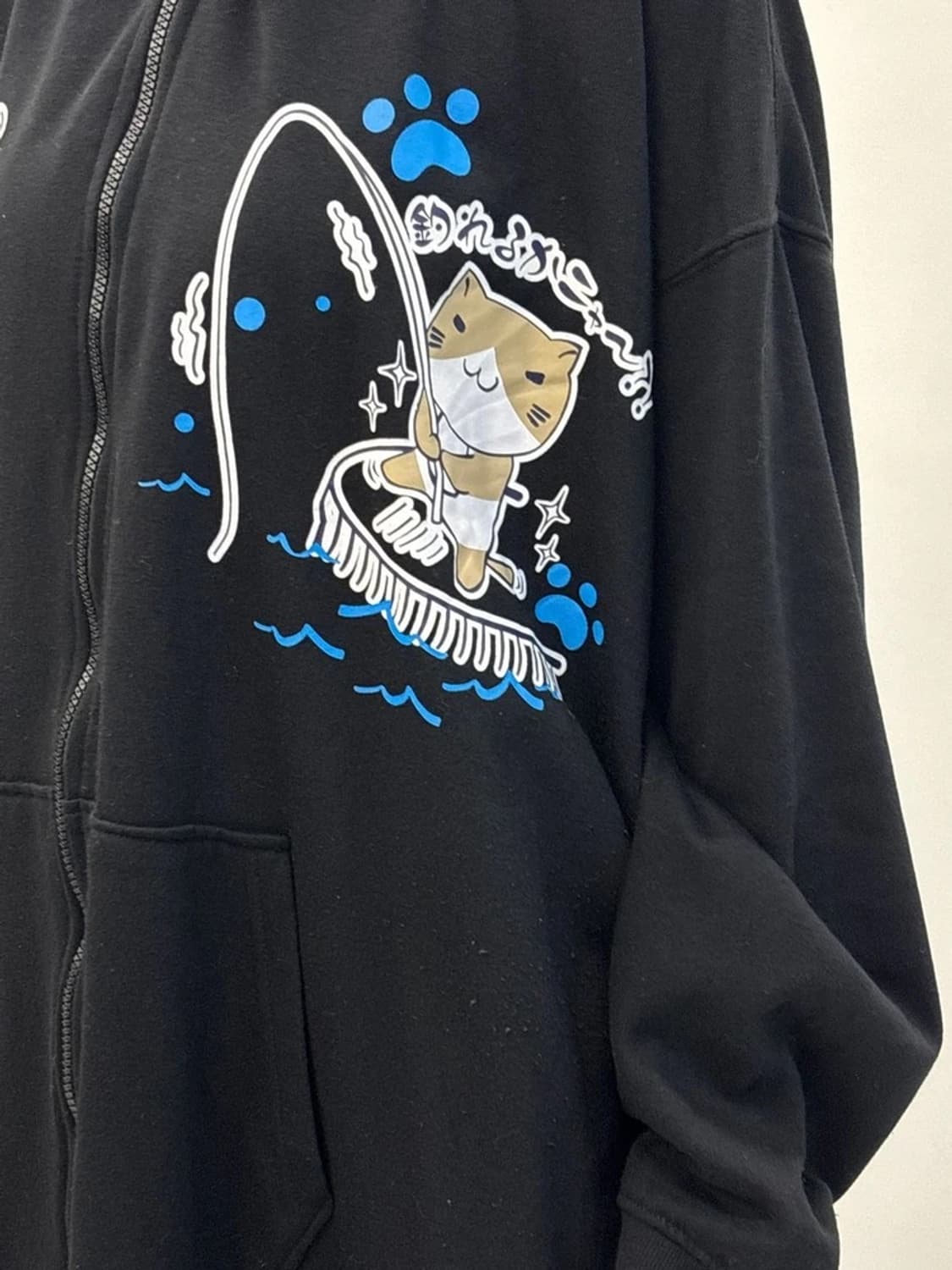 NECOBUCHI SAN Black Zip Hoodie 상품이미지2