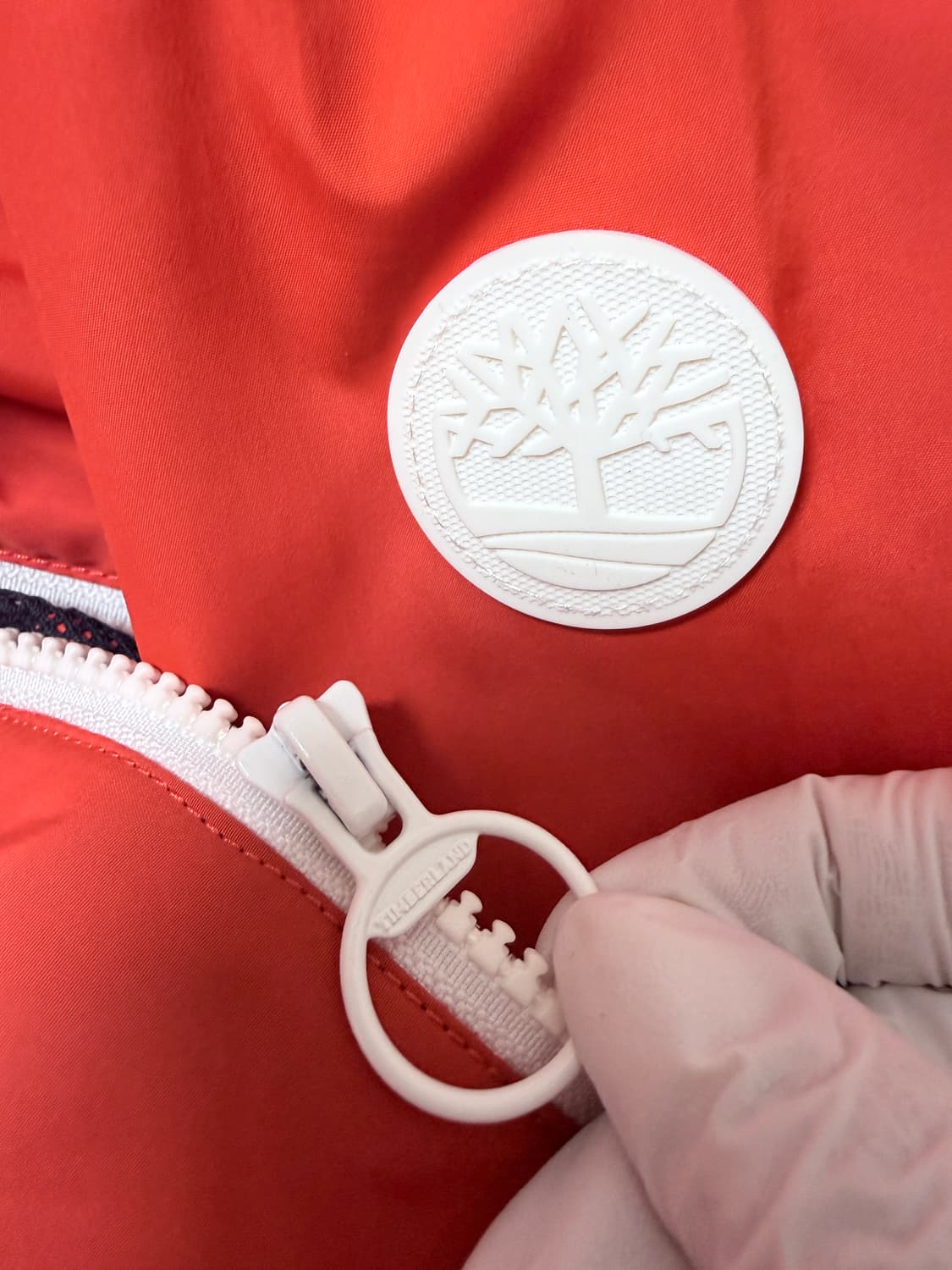 🧡팀버랜드 Timberland 후드 바람막이 자켓 다홍S 🧡 상품이미지6