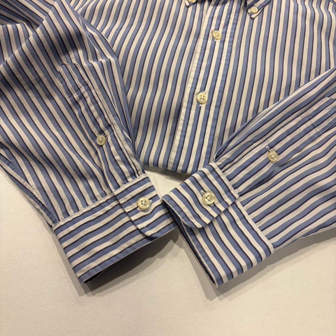 [S] 폴로 랄프로렌 스트라이프 긴팔 셔츠 블루 C799 상품이미지7