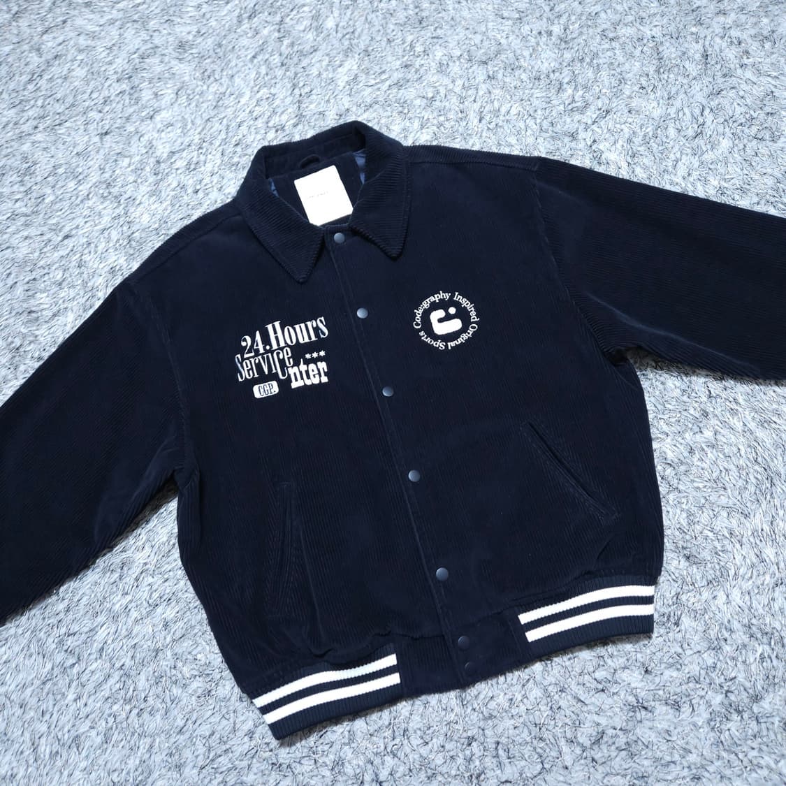 코드그라피) L 남자 코듀로이점퍼 야구점퍼 / 왕눈이샵 상품이미지2