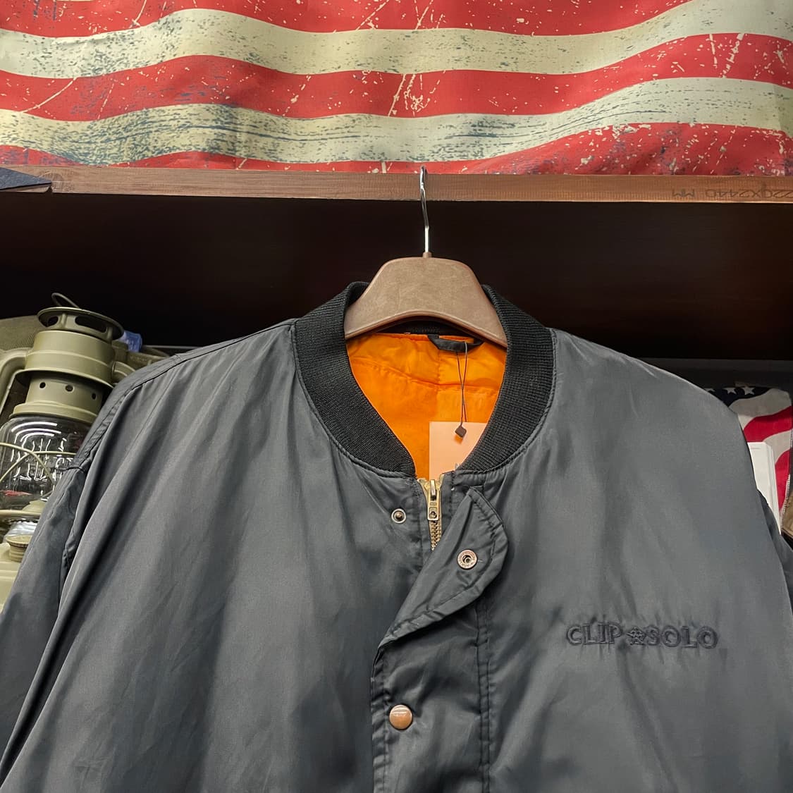 빈티지 Italy 항공 MA-1 자켓 봄버 자켓 N348 상품이미지3