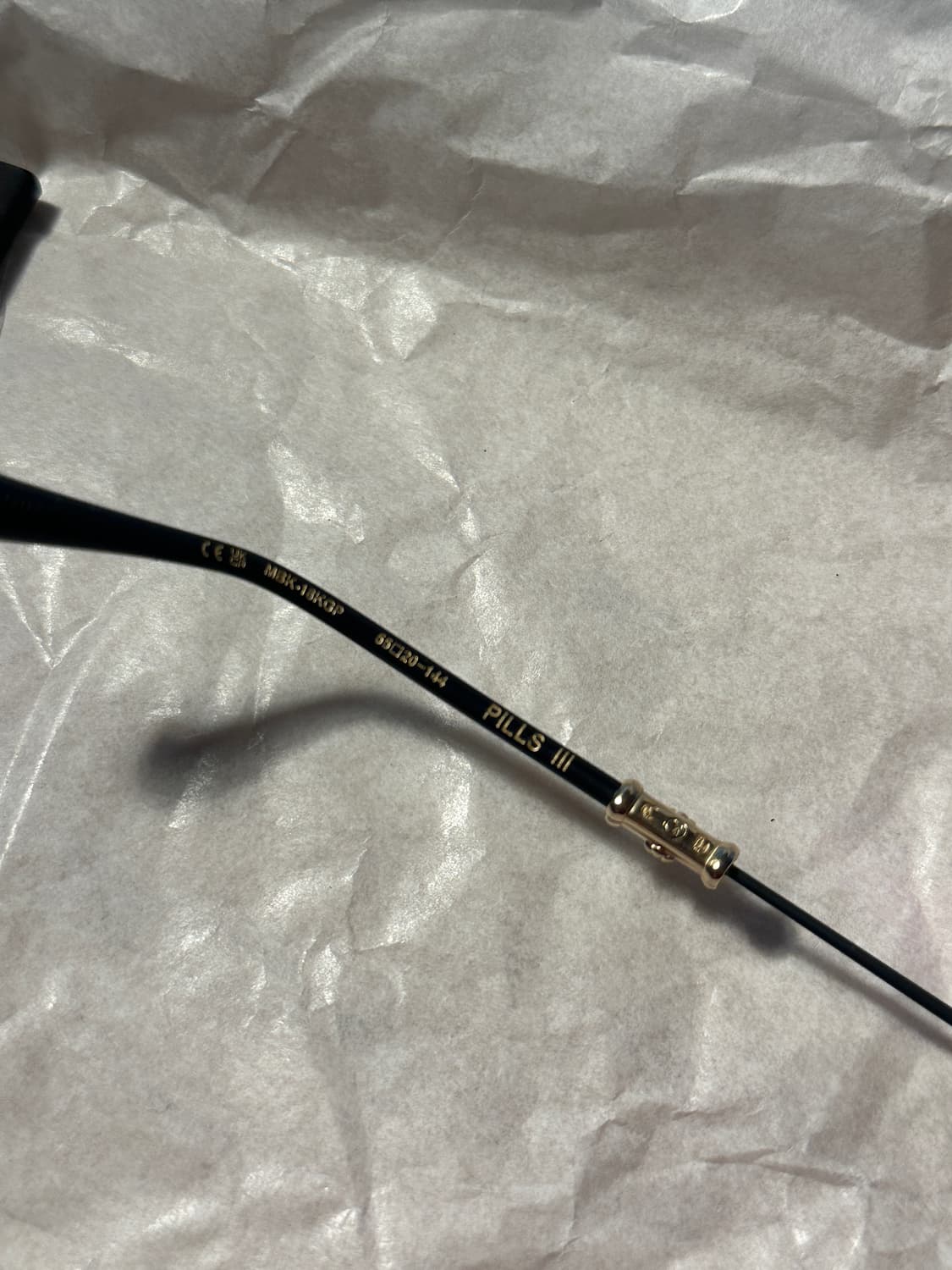 크롬하츠 안경 필스3 매트 블랙 골드 상품이미지3