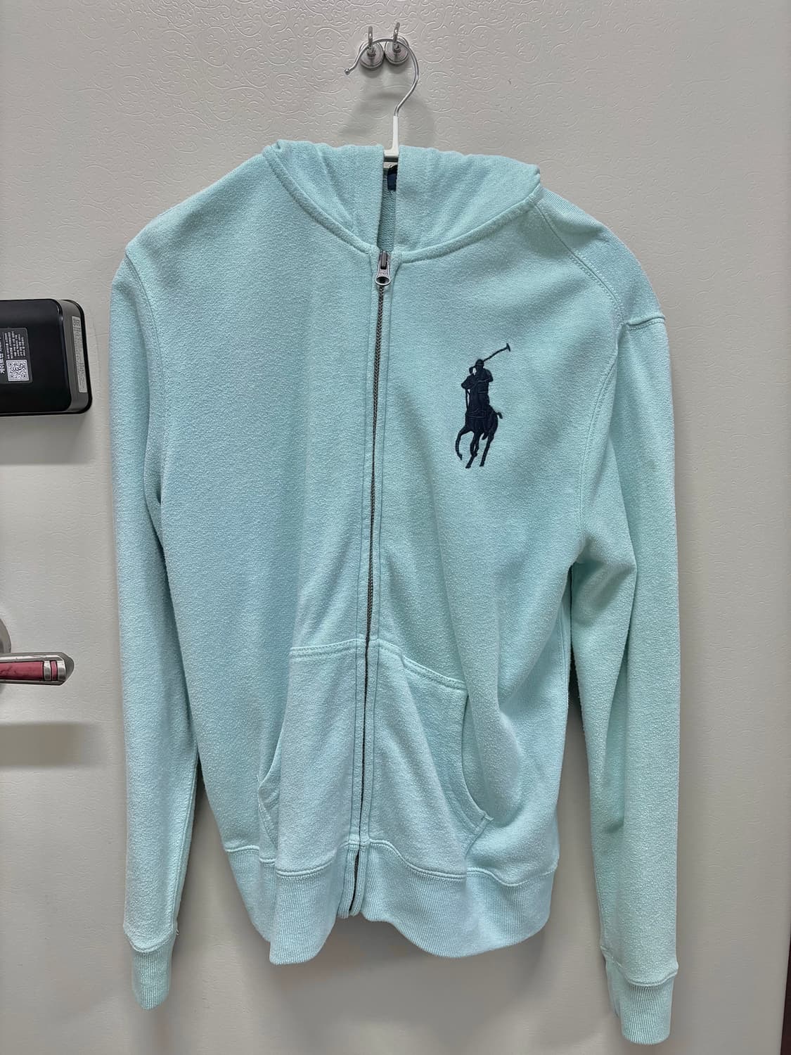 폴로 빅포니 민트 후드집업 상품이미지1