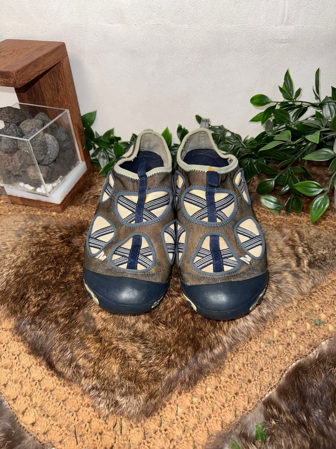 Merrell navy ballet strap aqua shoes 상품이미지3
