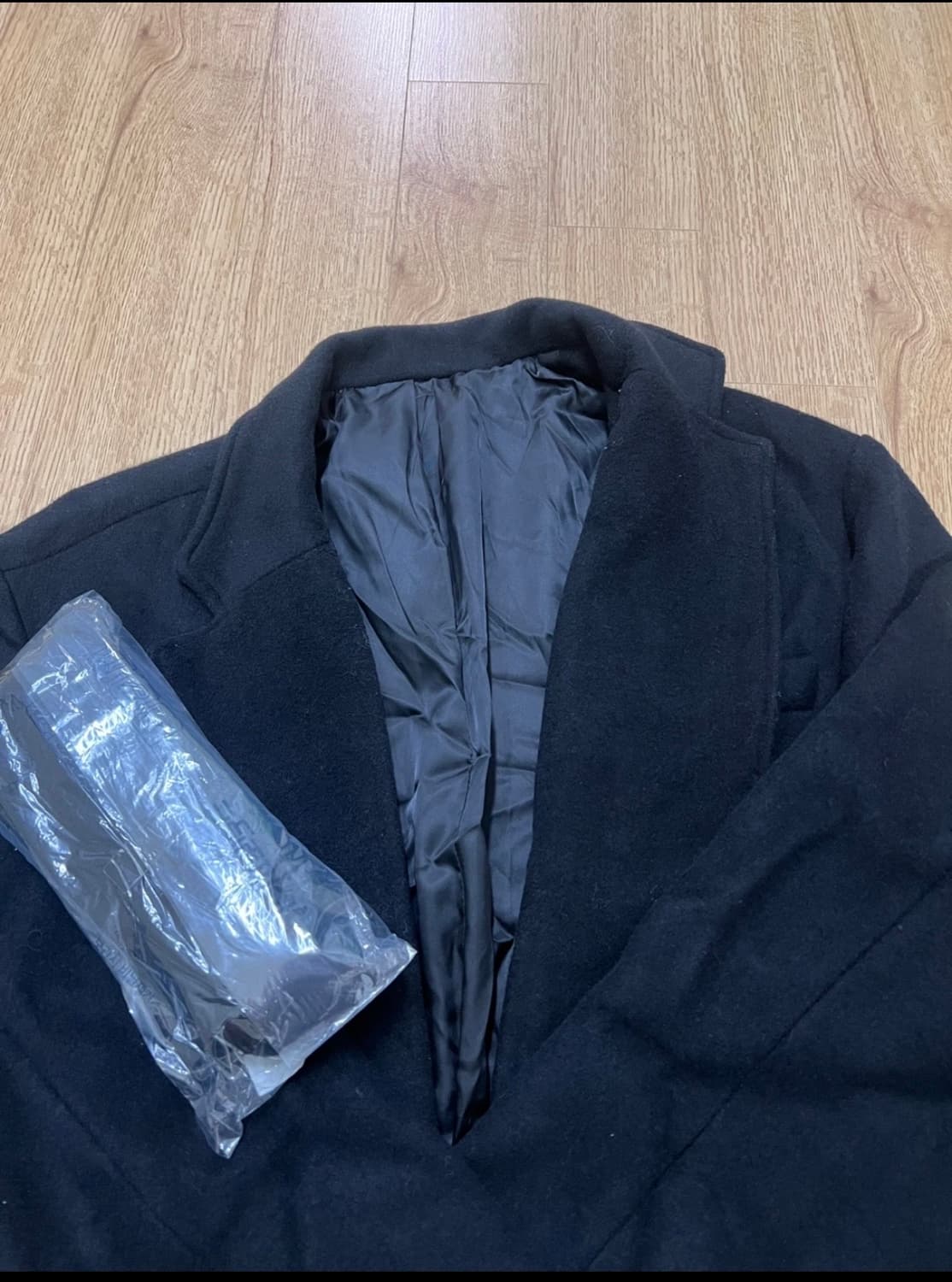 어반드레스 슈퍼 롱 로브 코트 블랙 L 상품이미지3