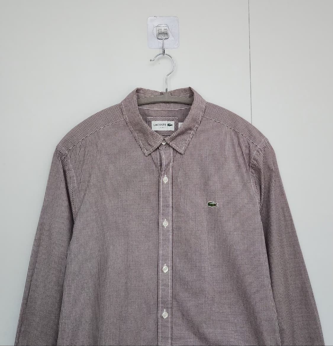 [LACOSTE 라코스테] 100 남 체크셔츠 상품이미지9