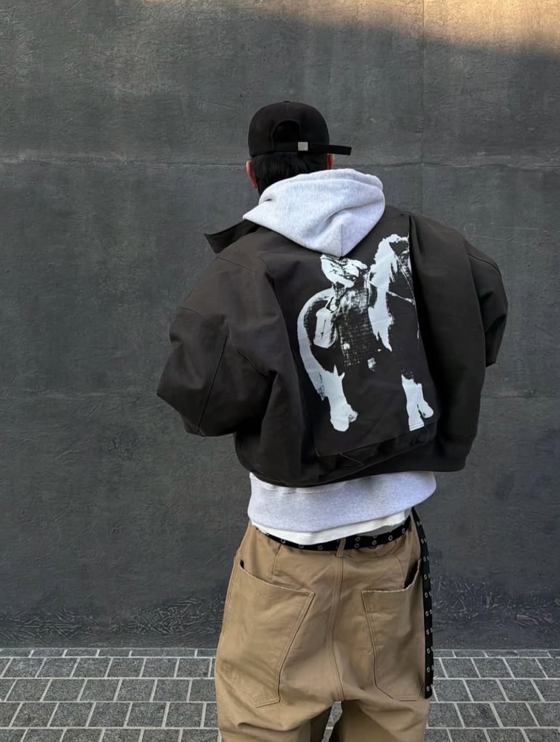 Mjd 카우보이 캔버스 해링턴 자켓 상품이미지5