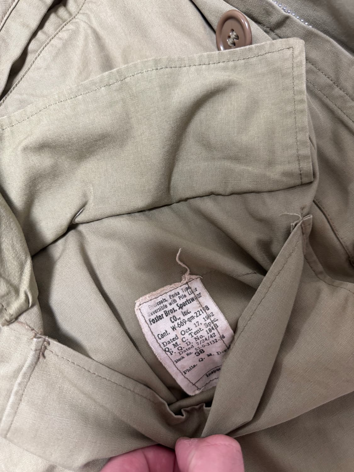 밀리터리/ M-1942 마운틴 스키파카(제10산악사단)/38(M-L) 상품이미지8