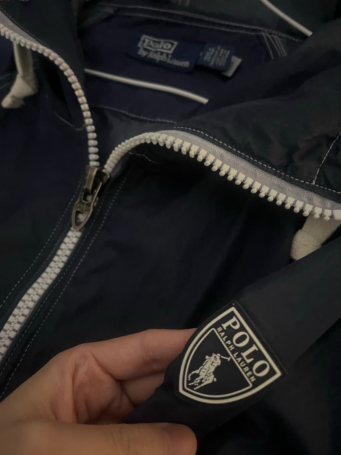 [희귀] 폴로 가먼트 다이 트윌 후드 재킷 M 상품이미지1