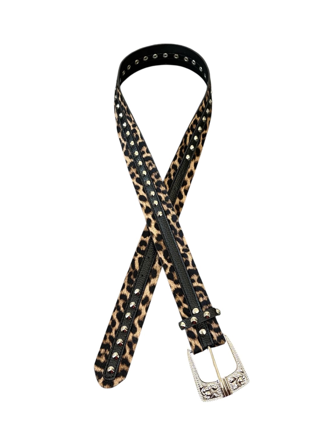 Leopard Stud belt 상품이미지2