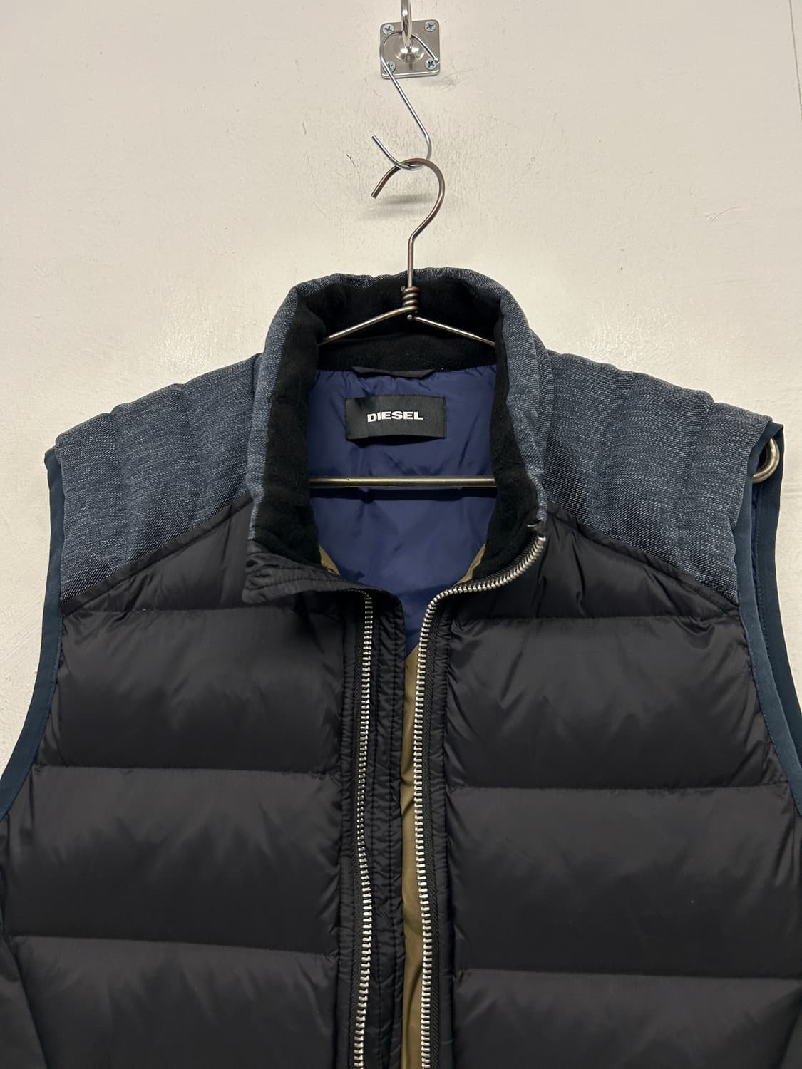 디젤 데님 패딩 조끼 상품이미지3