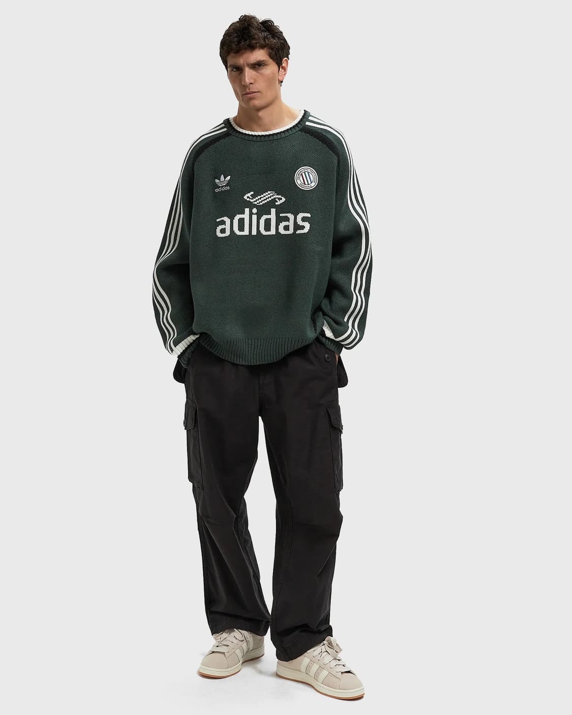 ( XL) 새상품 아디다스 블록코어 풀오버 니트 상품이미지1