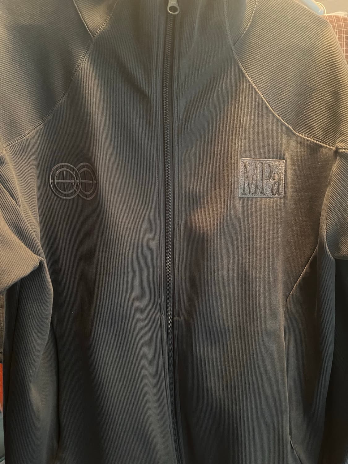 플라스틱프로덕트 MPa RIBBED ZIP JACKET (CHARCOAL 상품이미지3