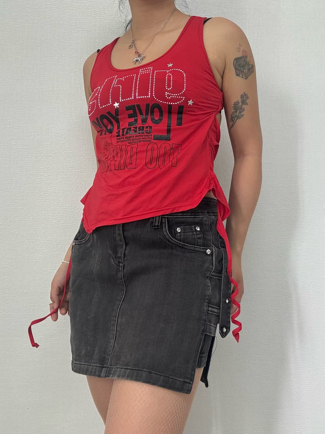 흑청 치마 바지 상품이미지4