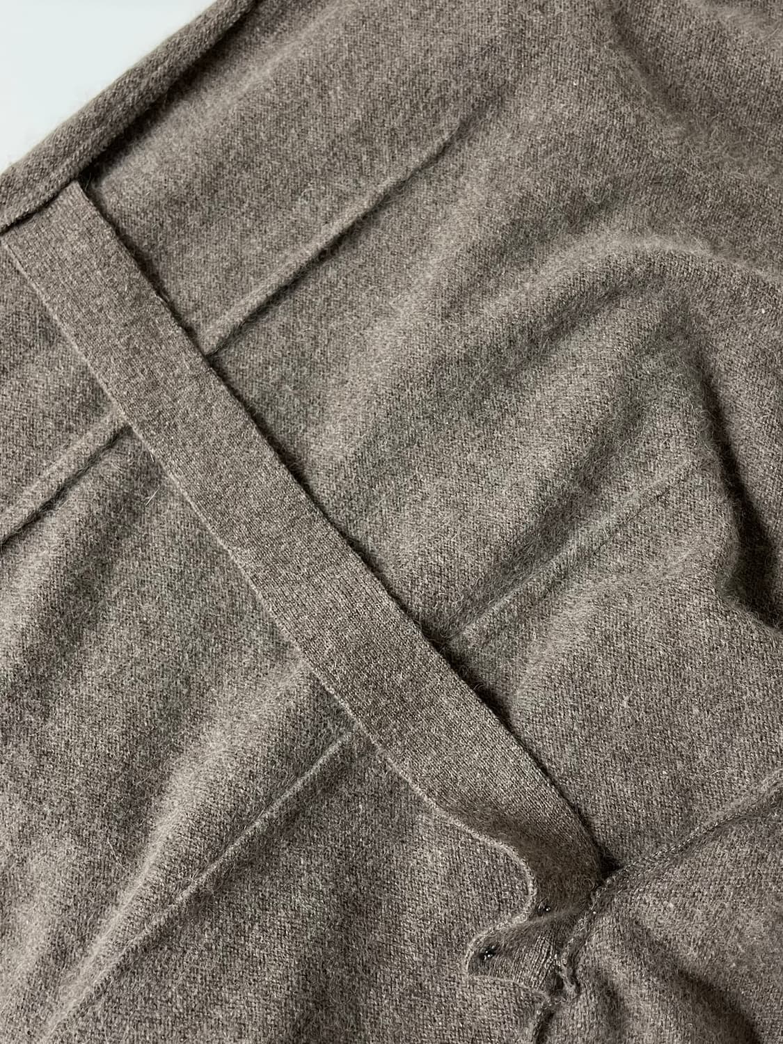 F) 한섬 시스템 울 라쿤 니트 브라운 상품이미지3