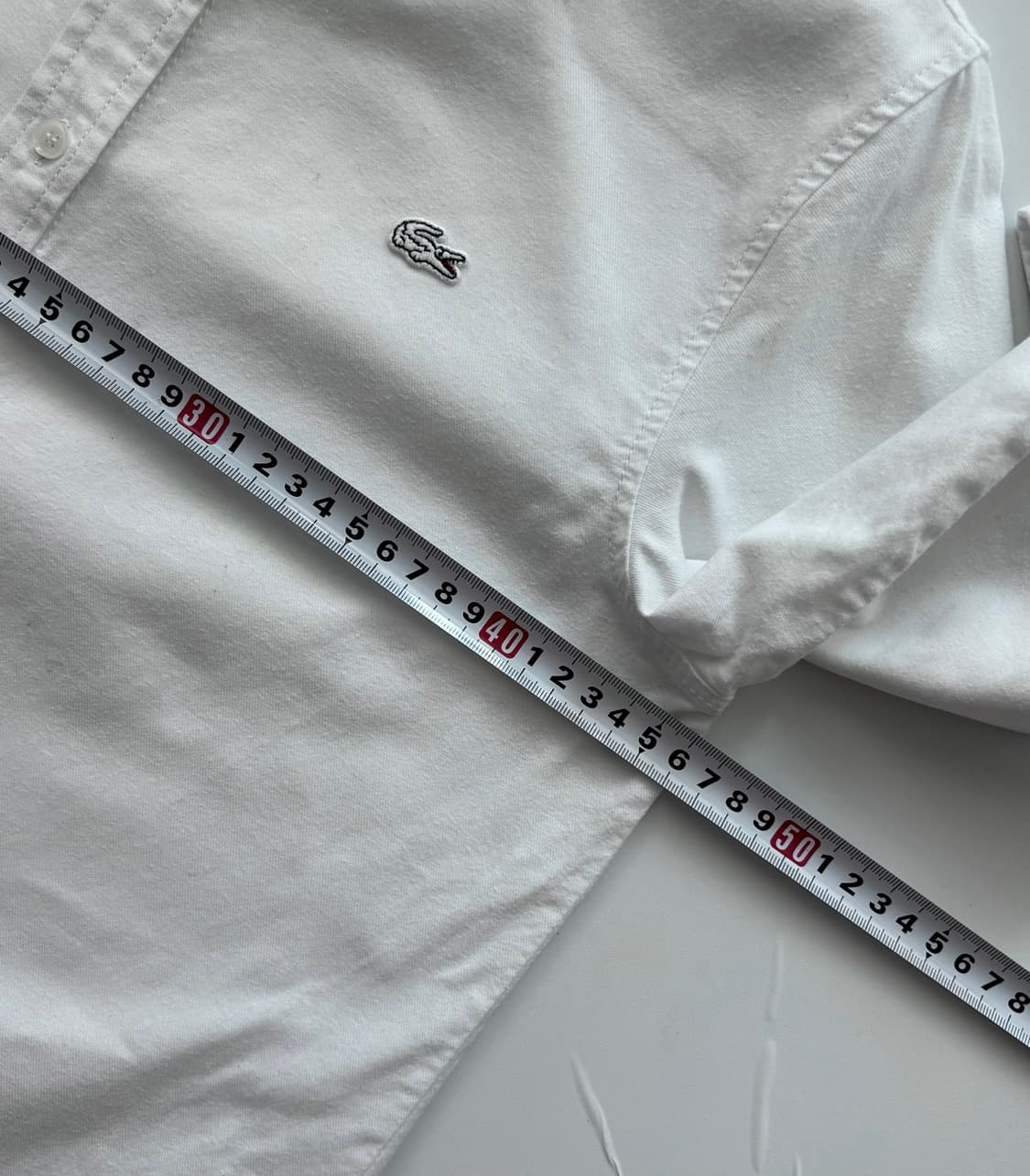 Lacoste 라코스테 화이트 옥스포드 셔츠 상품이미지8