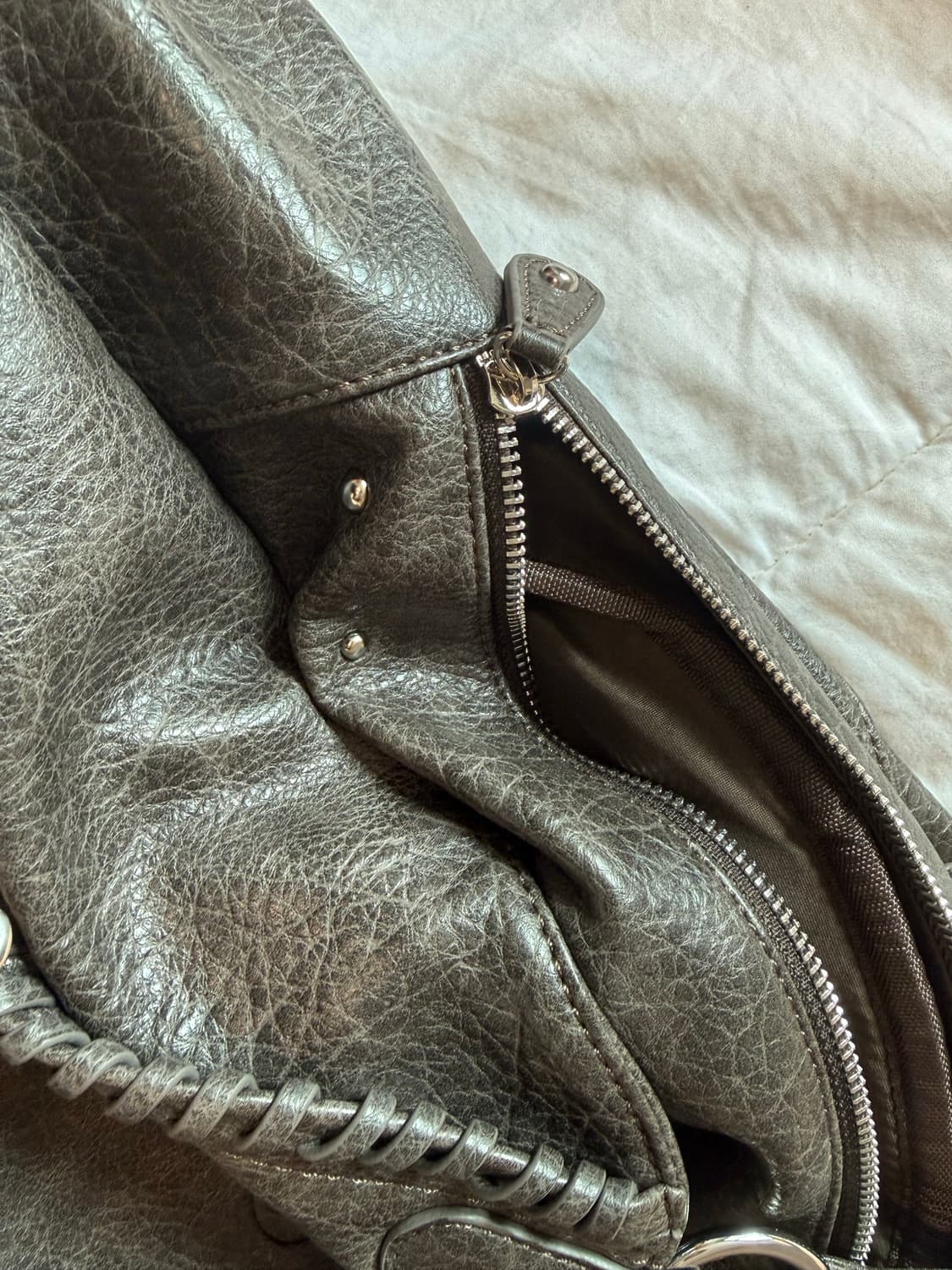 애즈온 보니타 빅백 브라운 상품이미지6