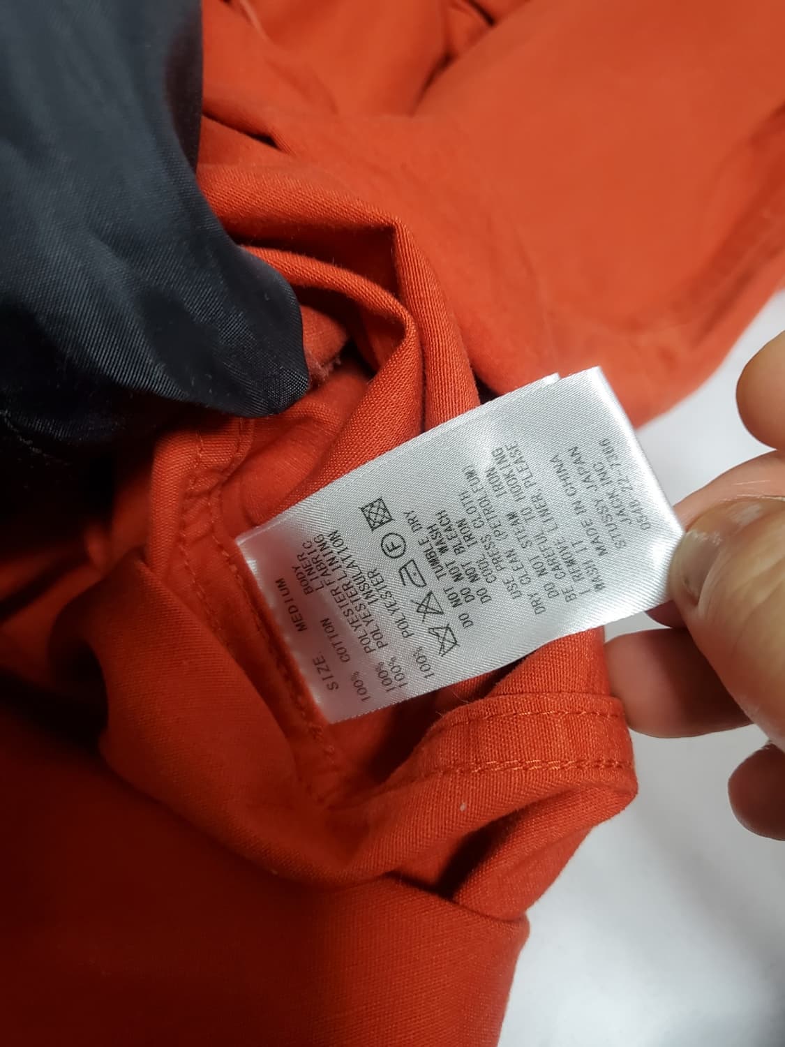 스투시 오렌지색 롱 후드 코트 정품 M사이즈 상품이미지9