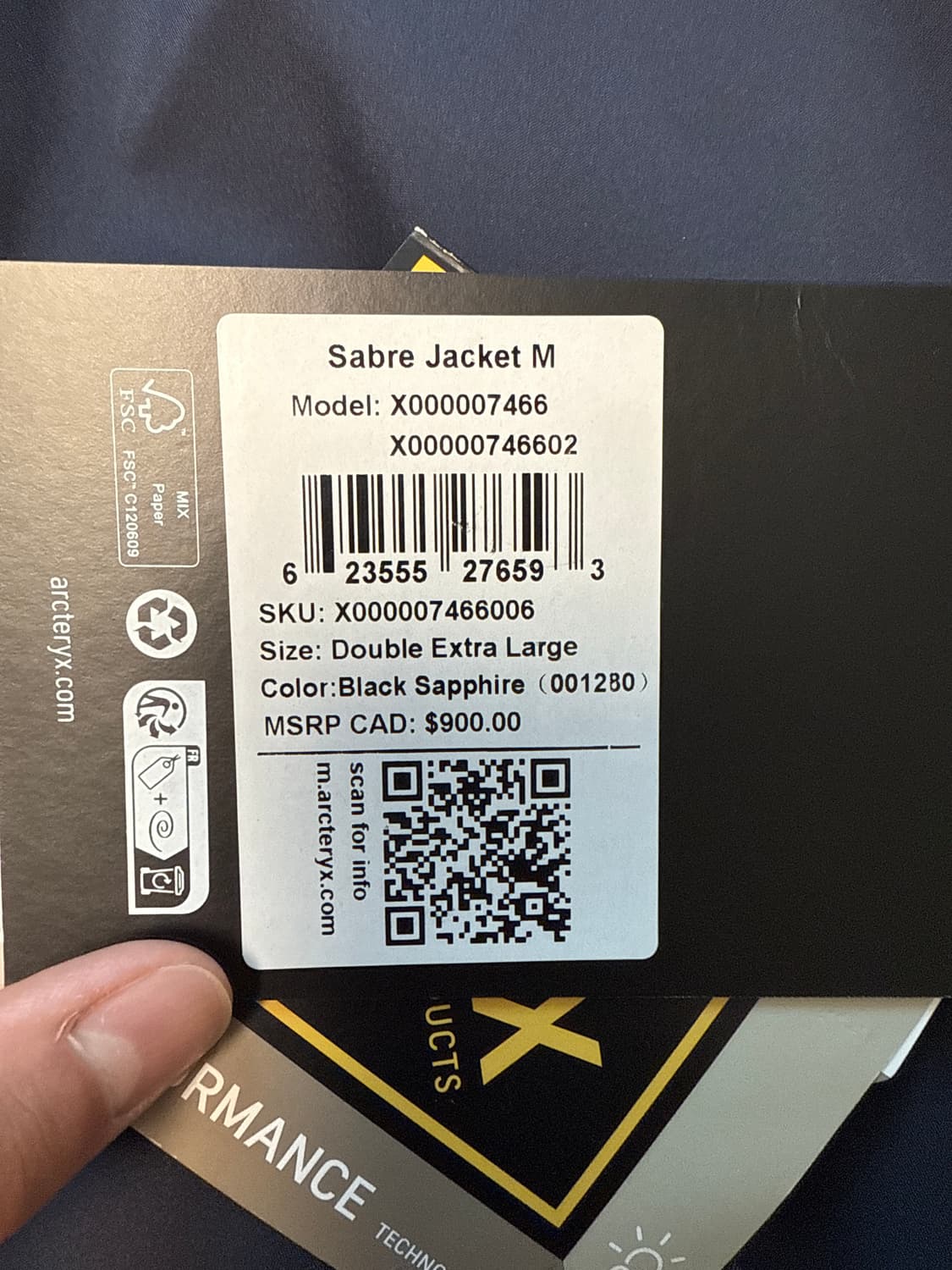아크테릭스 세이버(사브레)자켓 | Arcteryx Sabre jacket 상품이미지2