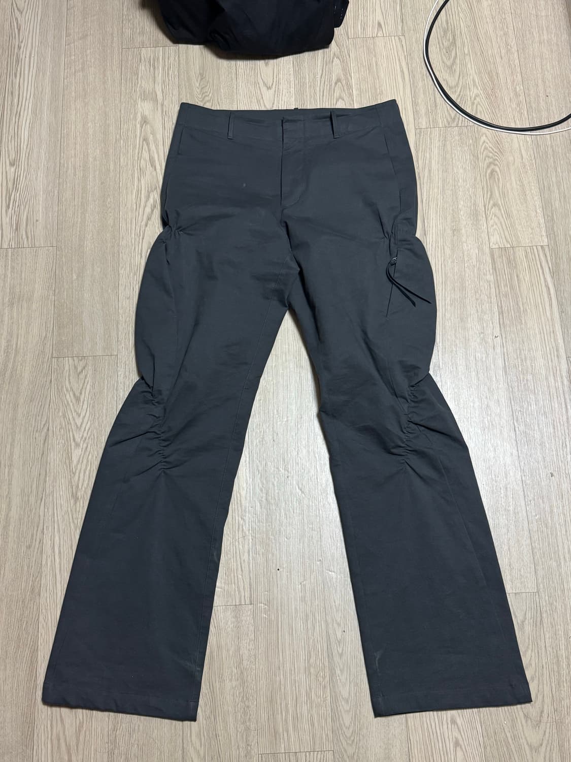 포스트아카이브팩션 파프 셔링팬츠 2025 차콜 그레이 상품이미지5