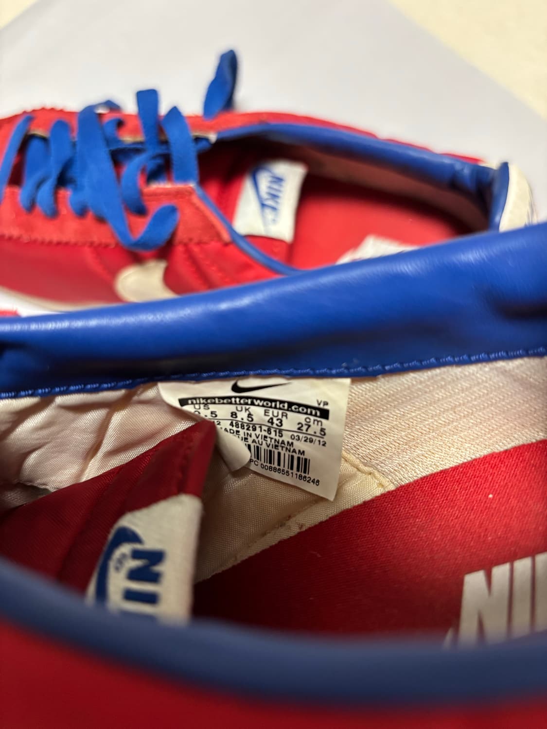 나이키 빈티지 나일론 코르테즈 275 상품이미지7