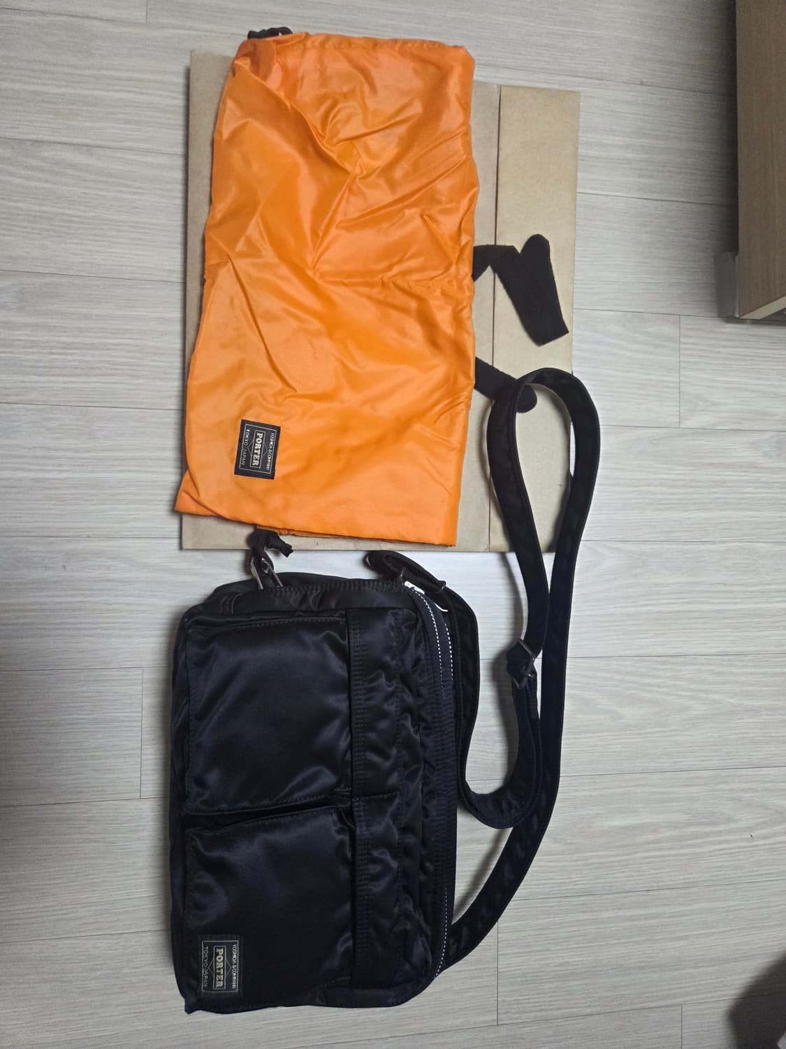 포터 올 뉴 탱커 슬링백 집 블랙 상품이미지2