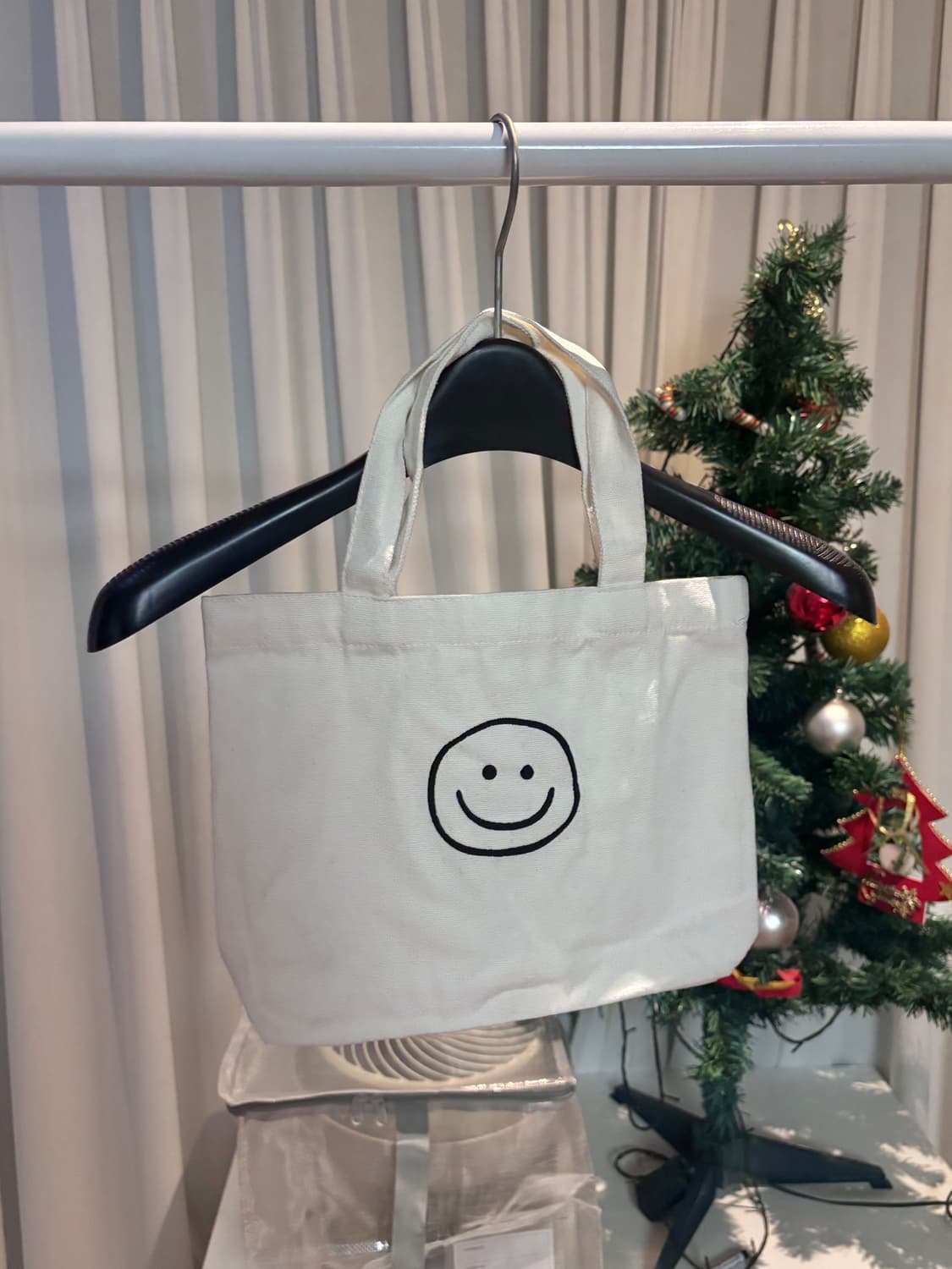 스마일 에코백 새상품 상품이미지1