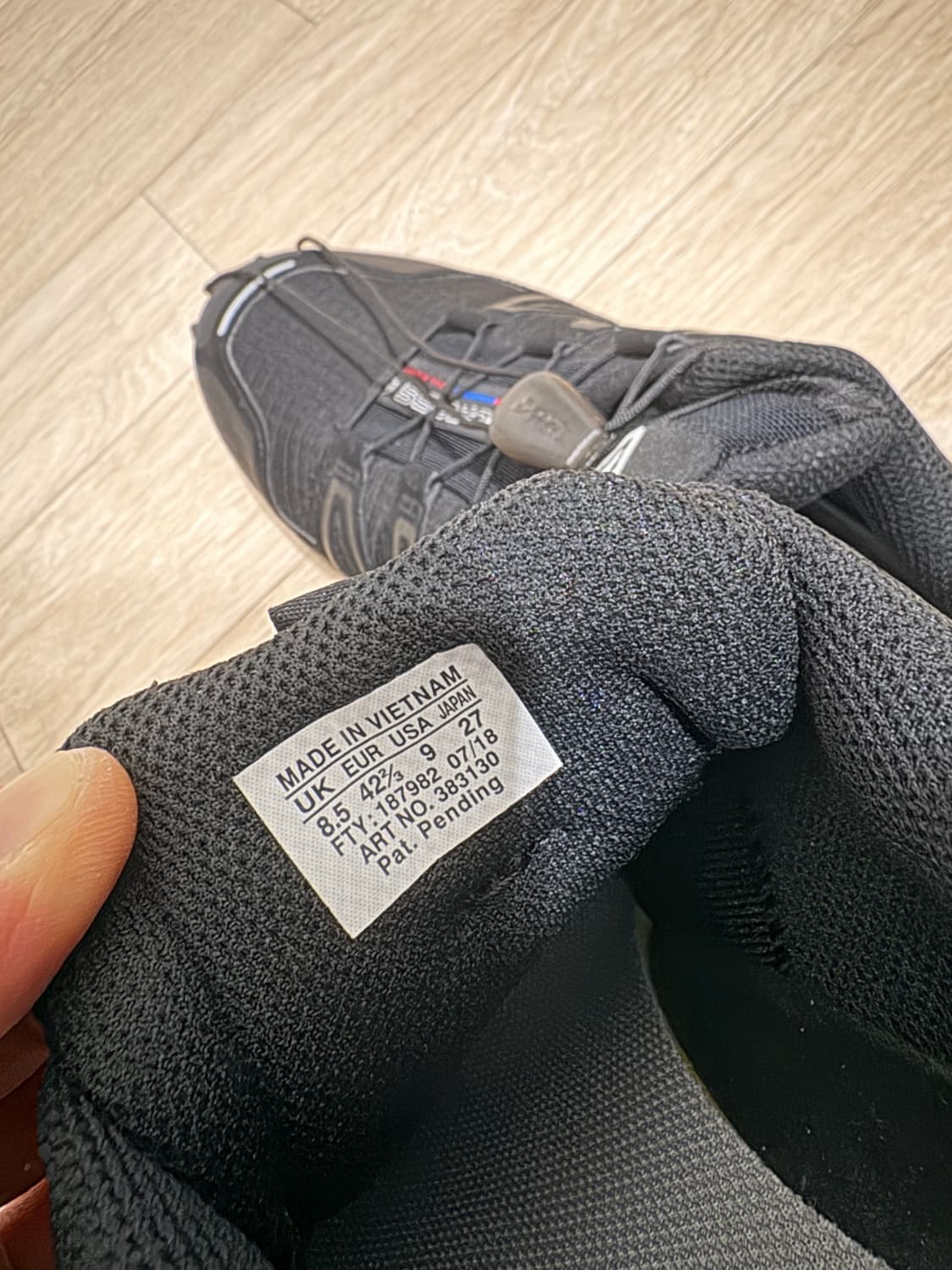 살로몬 salomon / 스피드 크로스 4 블랙 / 270 상품이미지6