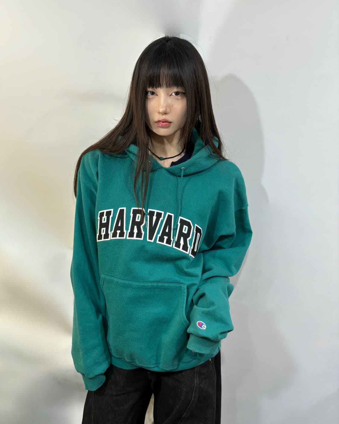 90s CHAMPION  그린 후디 상품이미지1