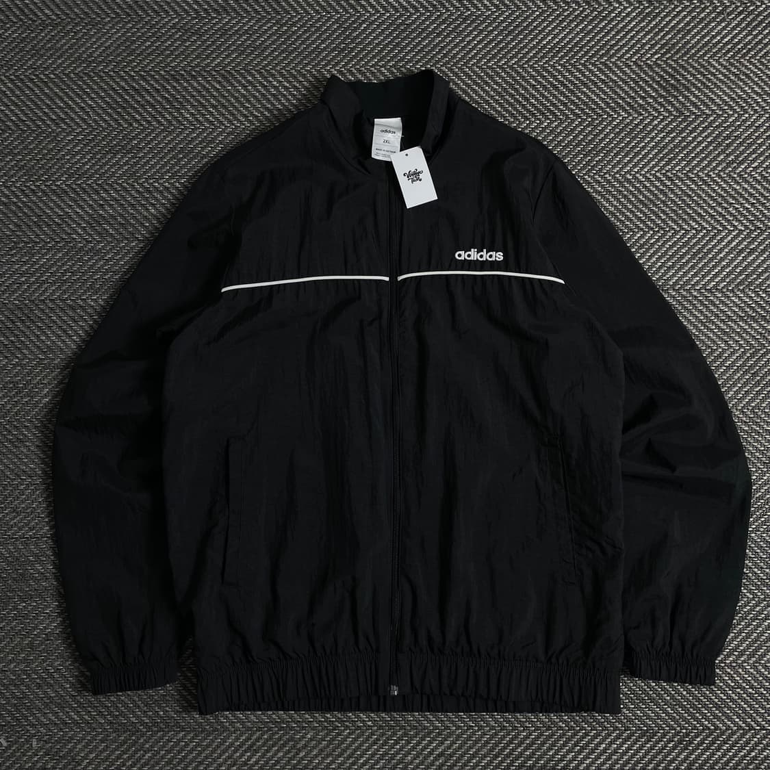 아디다스 아치로고 블랙 나일론 바람막이o 3268 상품이미지1