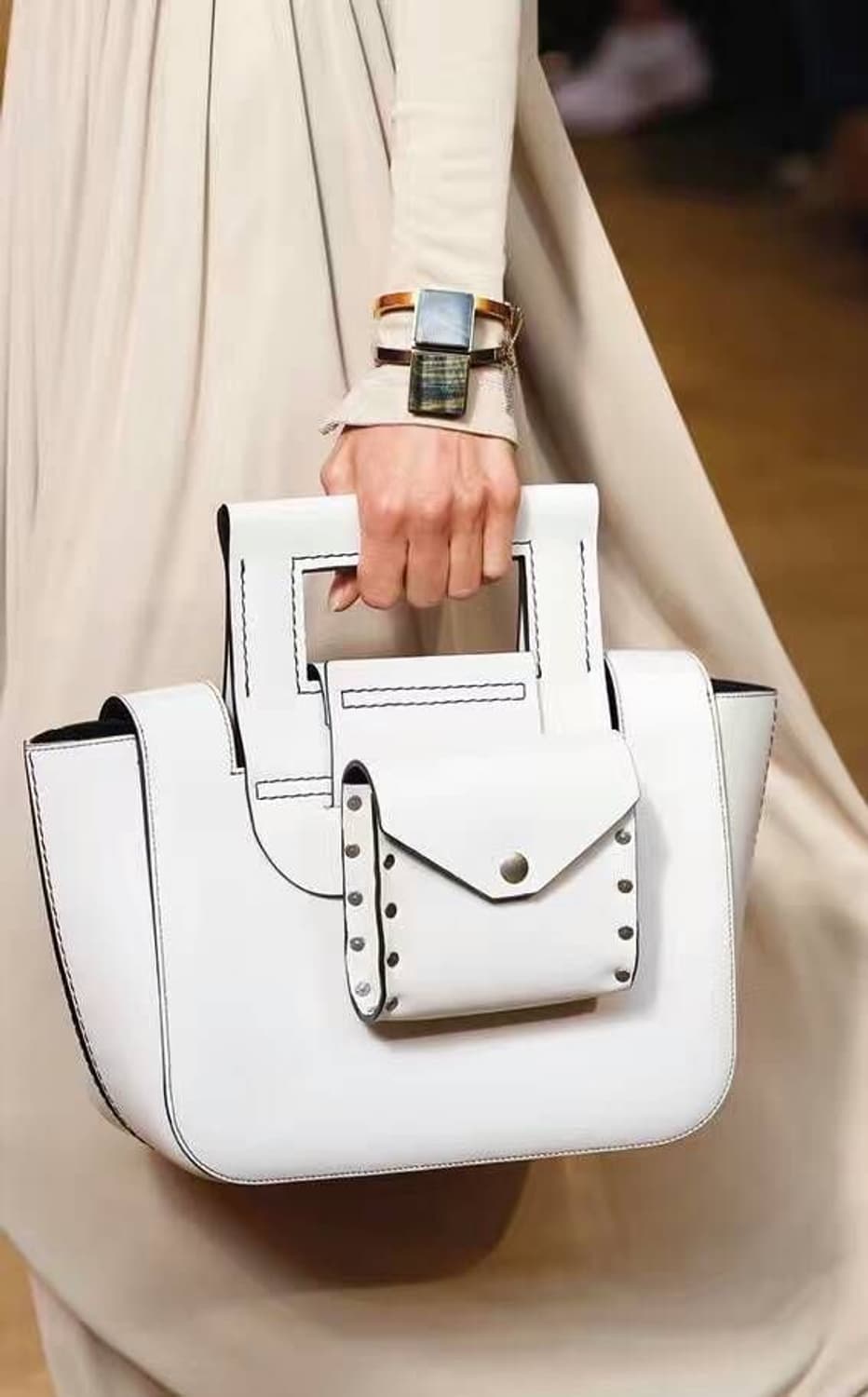 올드셀린느 피비파일로 토트백 상품이미지5